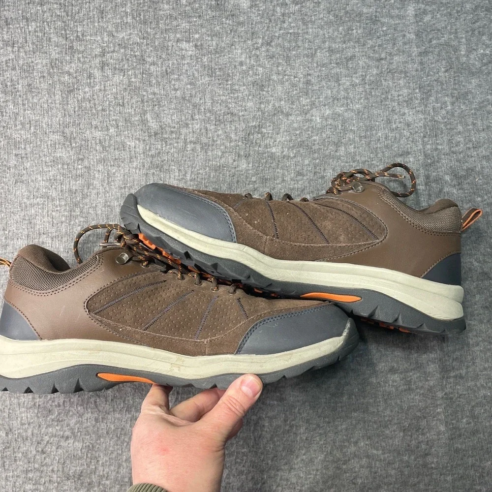 New Balance Hiking Boots MW1201 Mens 12.5 Brown Suede Lace-Up Outdoor Trail‎